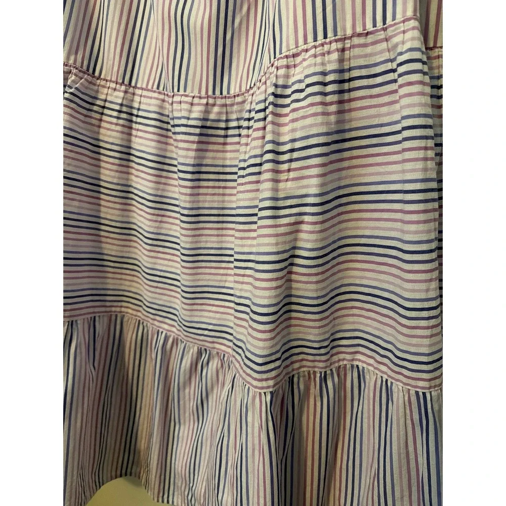 Lane Bryant women skirt lined 26/28 pink purple stripe